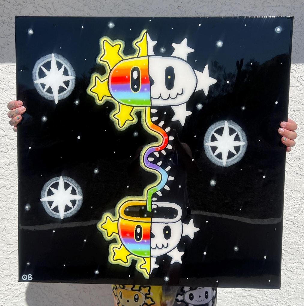 Split Rainbow Star Flower Spirit