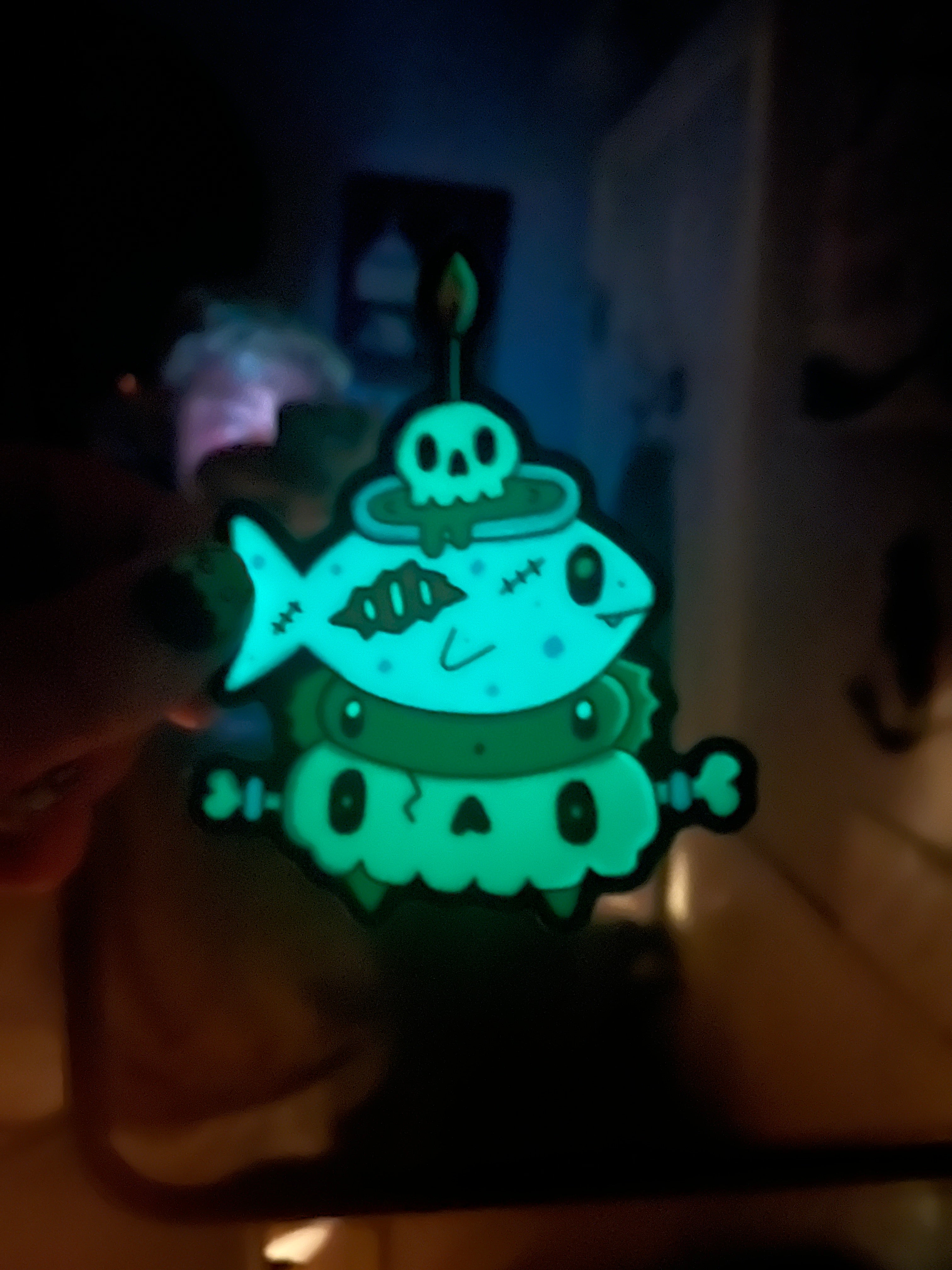 Cauldron Fish Monster Sticker