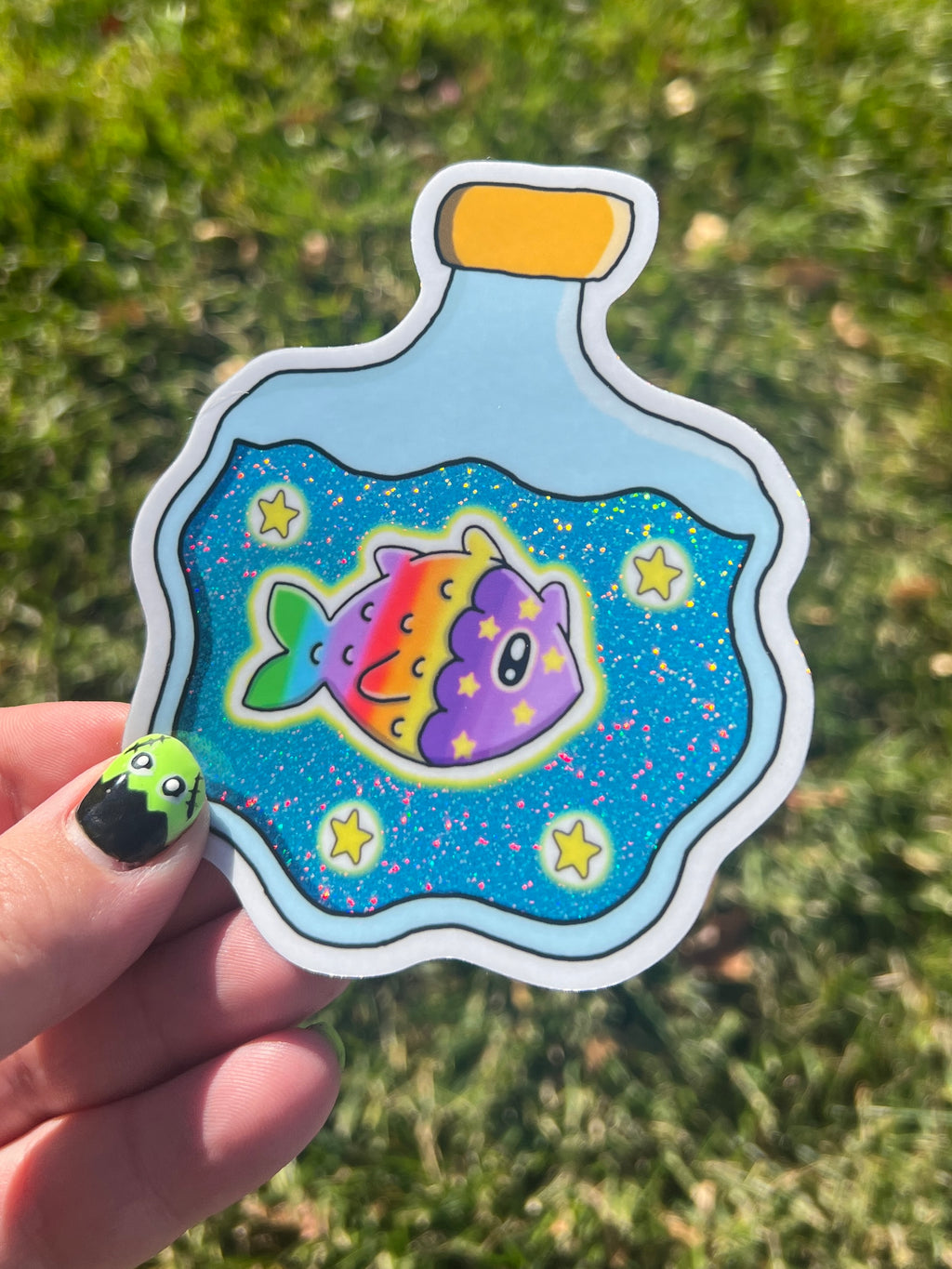 Lucky Fish Potion Sticker
