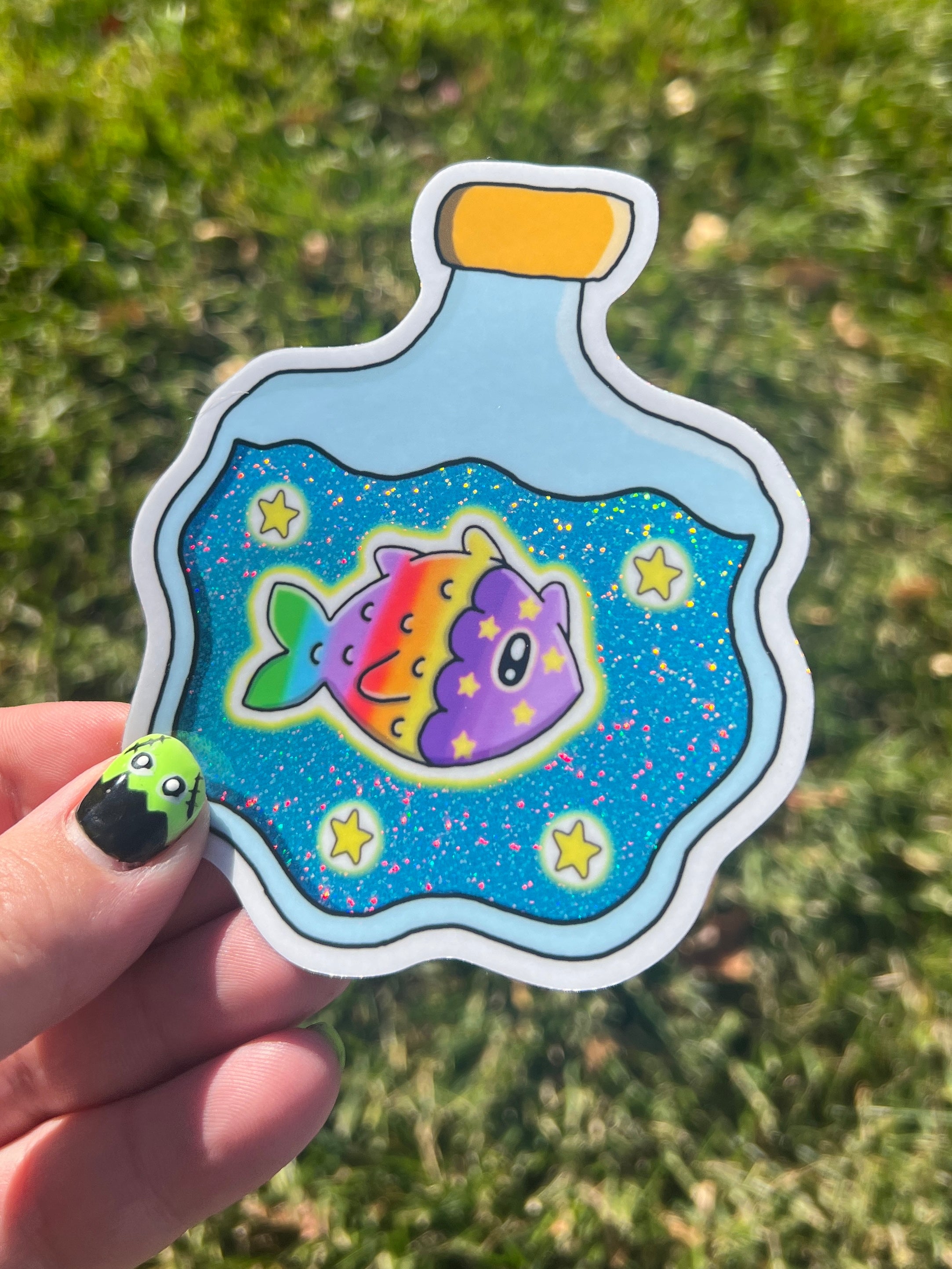 Lucky Fish Potion Sticker