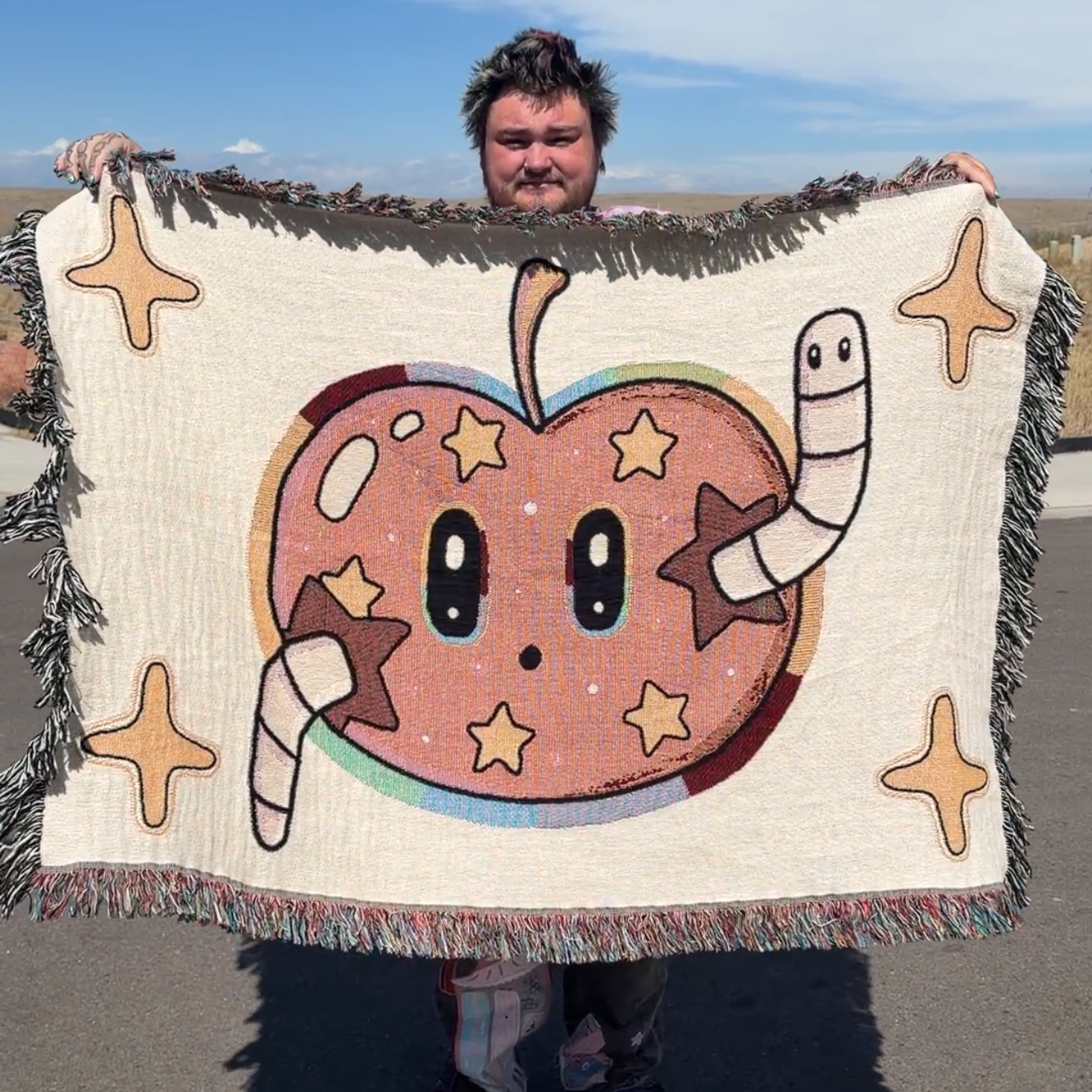 Lucky Apple Woven Blanket